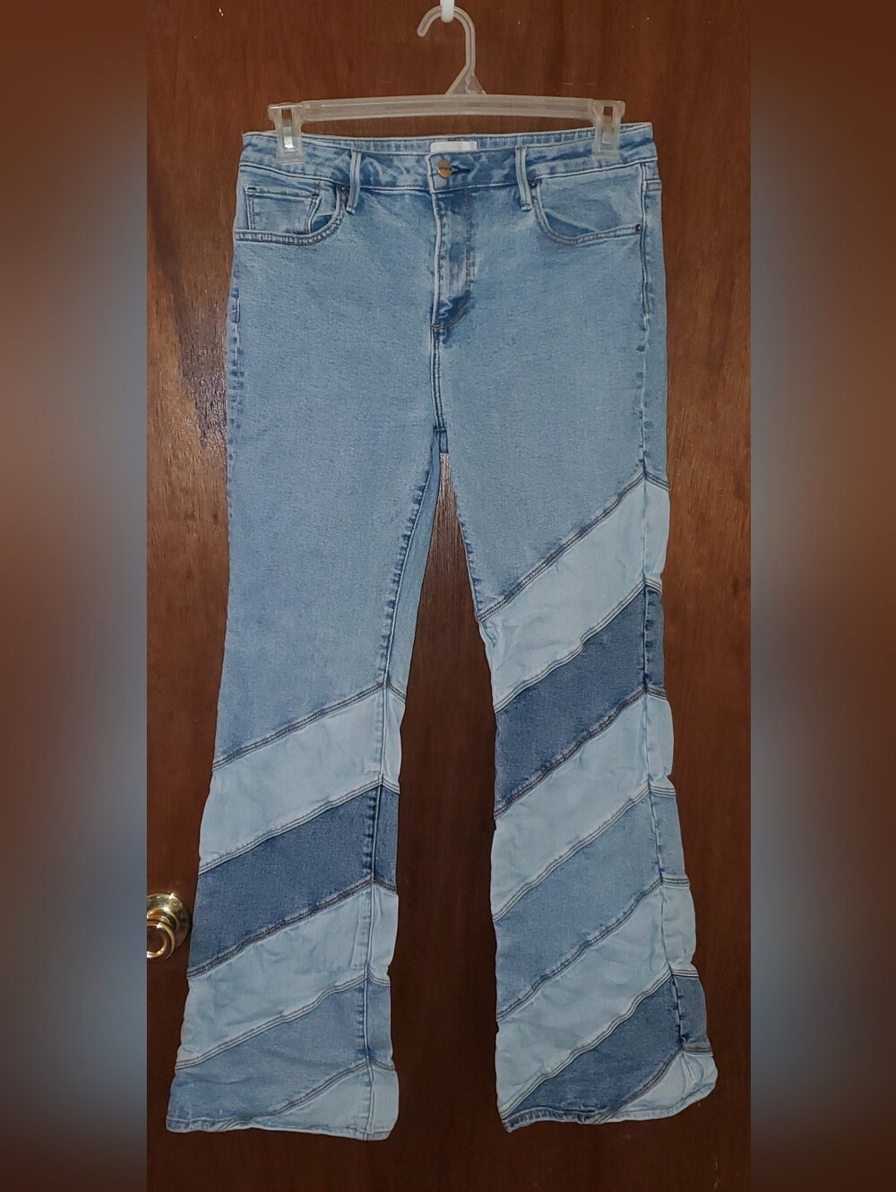 Driftwood Wyatt Colorblock Bootcut Jeans Sz 31